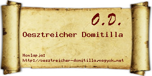 Oesztreicher Domitilla névjegykártya